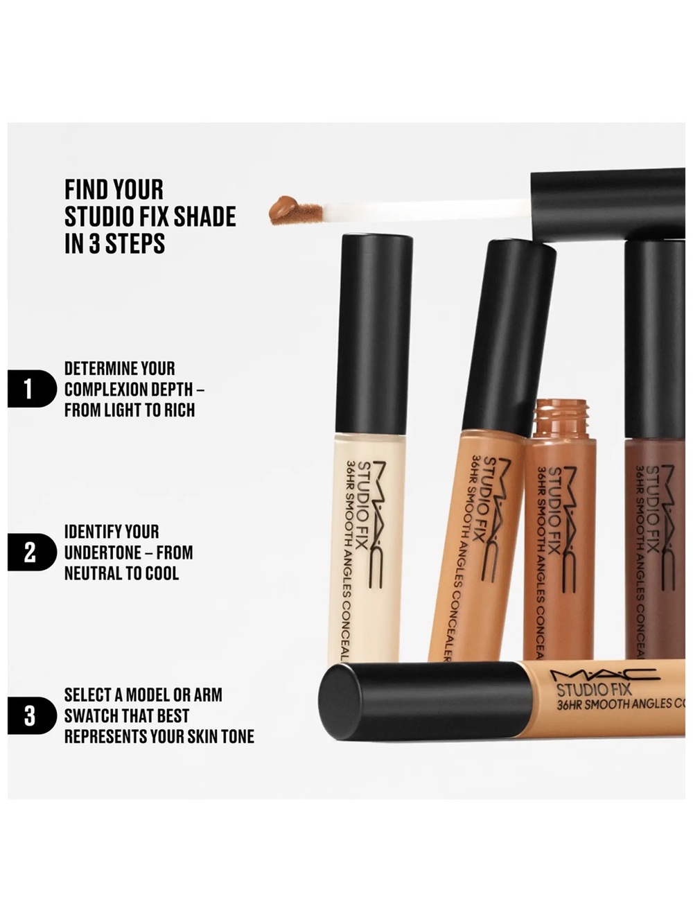 NC 17 MAC Cosmetics Studio Fix 36 Hour Smooth Angles Concealer Brand New In Box - Picture 8 of 10